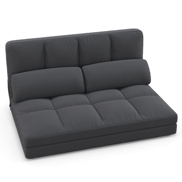 Gulvsofa seng, 72x102x54 cm, Mørkegrå