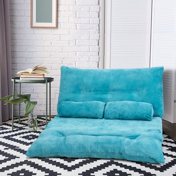 Gulvsofa, 180x98x18 cm, Blå