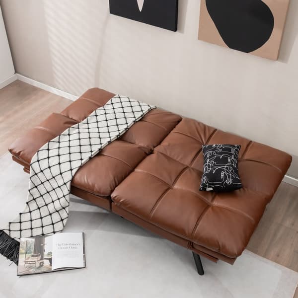 Bäddsoffa, 183x88x83 cm, Brun