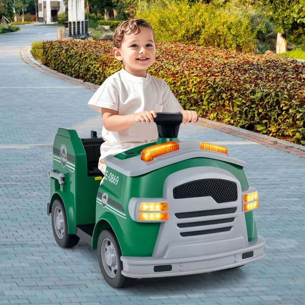 Børns Elektrisk Bil, 12V Brandbil, 86x48x52 cm, Rød