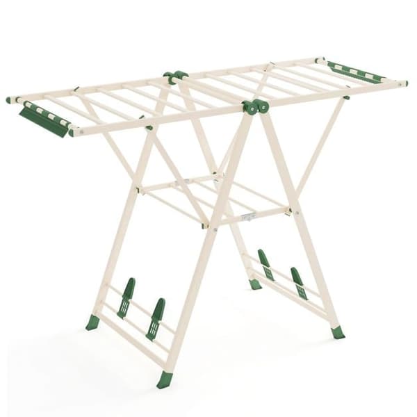 Vaateripustin, 141x56x99-148 cm, Beige