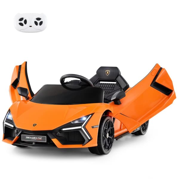 Elektrisk bil til børn, Lamborghini Revuelto, 105x60x40 cm, Orange