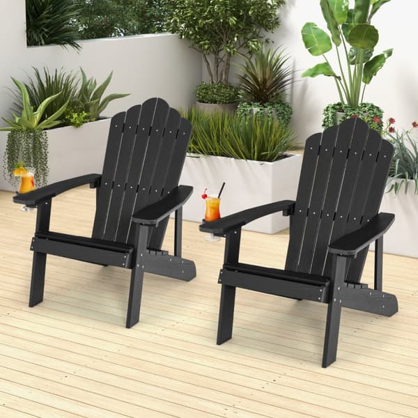 Adirondack Stol, 85x77x94 cm, Sort