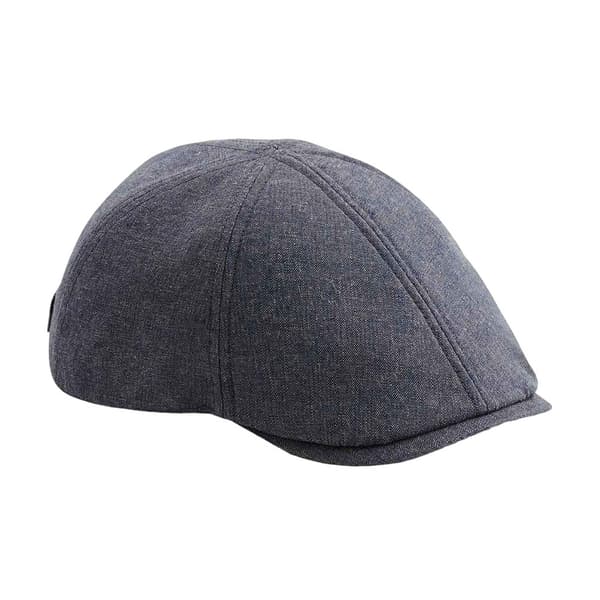 Beechfield Newsboykeps i linne Blue One Size