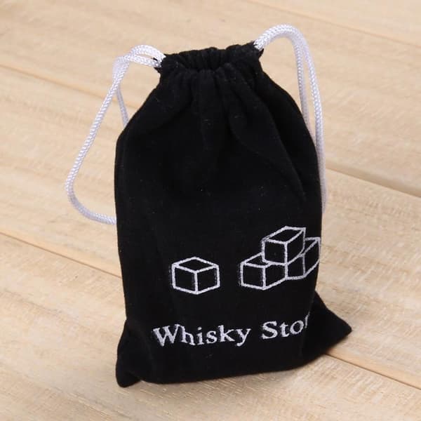 3set X 6st/set Whiskeyisstenar, återanvändbara isstenar för säkra drycker, med påse