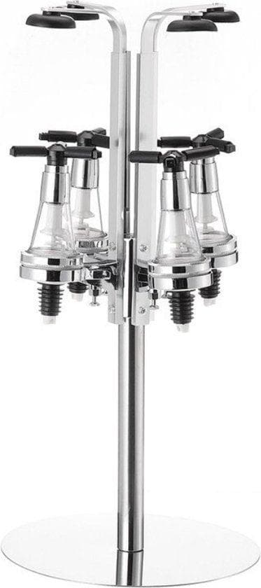 Dryckesdispenser | 4 flaskor | Bar butler | 30ml | Dryckeskarusell | Roterande