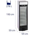 Miniatyrbild 6 av 6: Royal Catering Flaskkylskåp - 278 l - LED
