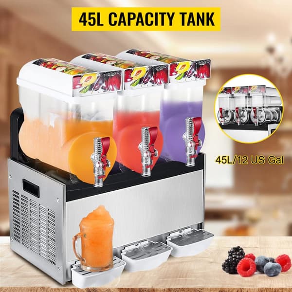 15L X 3 tankar 1800W slaskmaskin med exakt kontrollpanel, snabb kylning, hänsynsfull design, lätt att rengöra, bred applikation