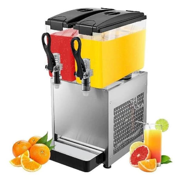 150W kalldrycksautomat med 2st 12L burkar, hög effektivitet, hänsynsfulla detaljer, enkel användning, bred applikation