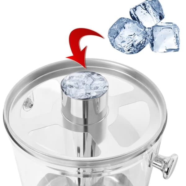 vidaXL juicedispenser rustfrit stål 8 l -  Drikkevaredispensere