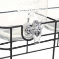 Miniatyrbild 7 av 7: The Living Store Glasbehållare 2 st med stativ 2 x 4 L -  Dryckesautomater