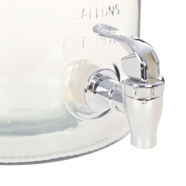 Dryckesautomater - Living Glasbehållare XXL med tappkran transparent 8 L
