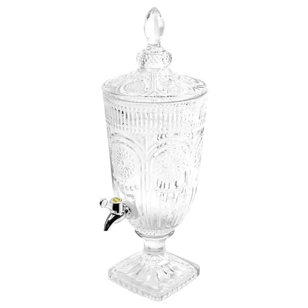 Dryckesdispenser i Glas 3L - GlassWare - Mandala Mönster - Transparent