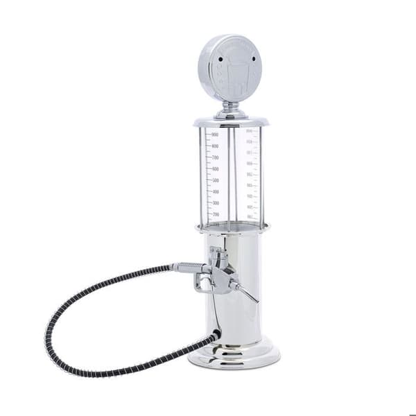 Relaxdays Distribuitör för alkoholhaltiga drycker, öl, etc., rolig, i plast och silikon, 900 ml, kromad