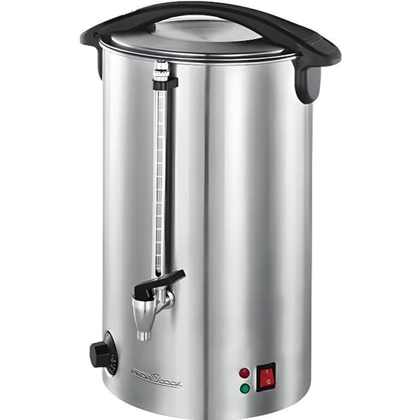 PROFICOOK HGA 1111 dispenser för varma drycker - 16L - 1500W - Rostfritt stål Svart, Rostfritt stål