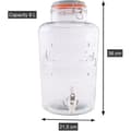 Miniatyrbild 3 av 4: Dryckesdispenser - POINT-VIRGULE - Glas med Kran - 8L - För Cocktails och Iste