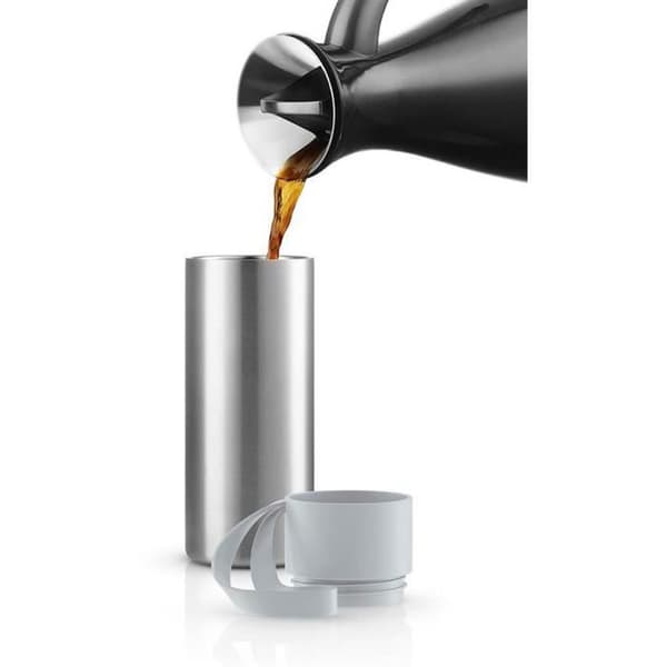 Thermosmugg - Eva Solo - To Go - 350 ml - Rostfritt stål - Silver/Ljusgrå