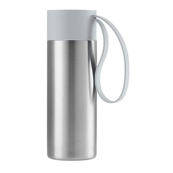 Thermosmugg - Eva Solo - To Go - 350 ml - Rostfritt stål - Silver/Ljusgrå