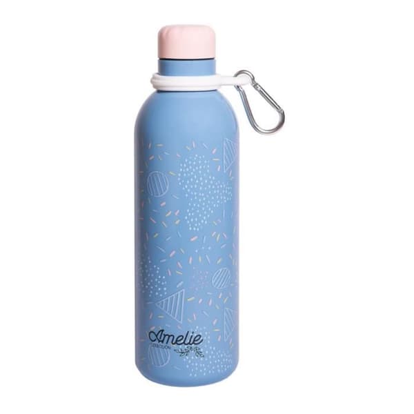 Metallflaska - Amelie - 500Ml - Rostfritt Stål - Dubbelvägg - Tätslutande Kork