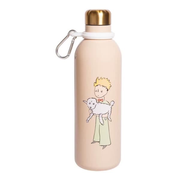 Metallflaska - Le Petit Prince - 500Ml - Rostfritt Stål - Dubbelvägg - Hermetisk Kork