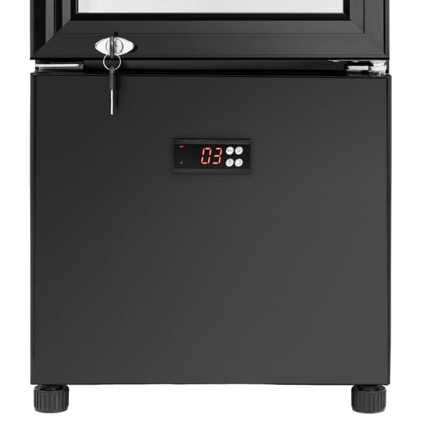 Dryckekylskåp - 99 l - svart, pulverlackerat stål - Royal Catering