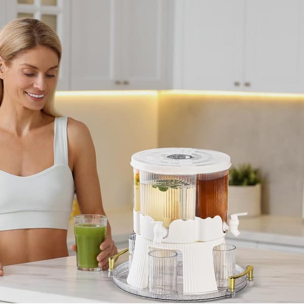 Dryckesdispenser, Stort kapacitet, Rotationsdesign, Idealisk för hemmabruk
