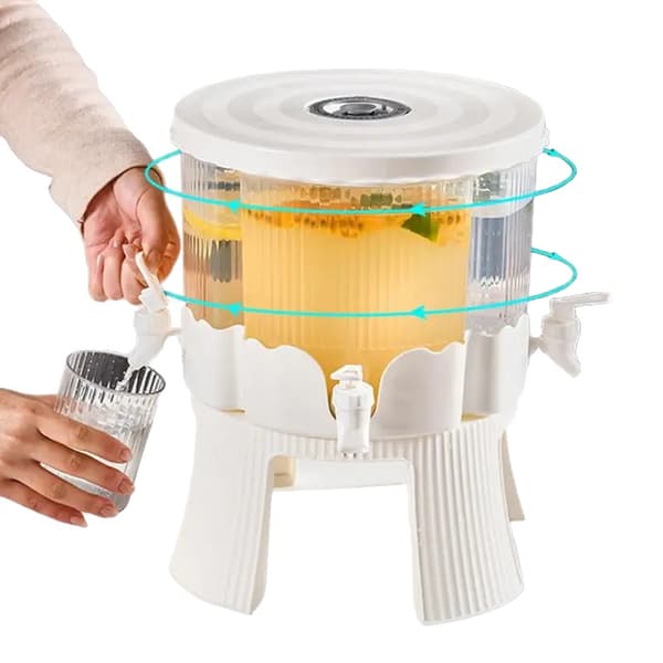 Dryckesdispenser, Stort kapacitet, Rotationsdesign, Idealisk för hemmabruk
