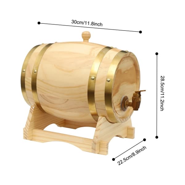 Trævinsfad, 5L kapacitet, fyrretræsmateriale, moderne oval design,lys gul