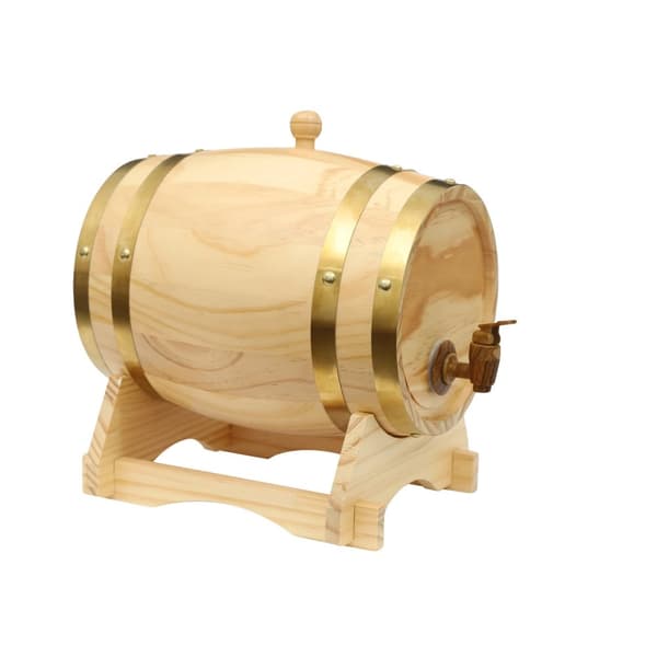 Trævinsfad, 5L kapacitet, fyrretræsmateriale, moderne oval design,lys gul