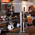 Miniatyrbillede 2 af 4: Kegerator Tower Kit, Dobbelt Taps, Rustfrit Stål Dispenser