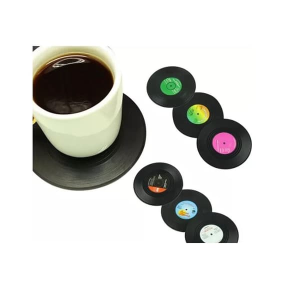 Glasunderlägg - Retro Vinylskiva