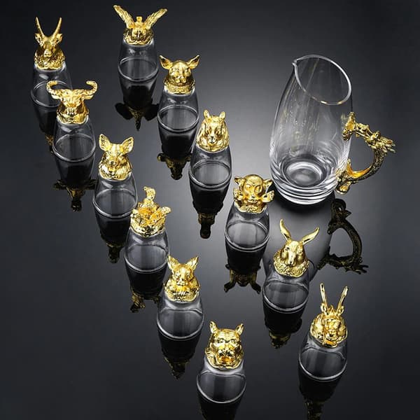 Chinese Zodiac, Karahvi 12x Lasilla - Kulta
