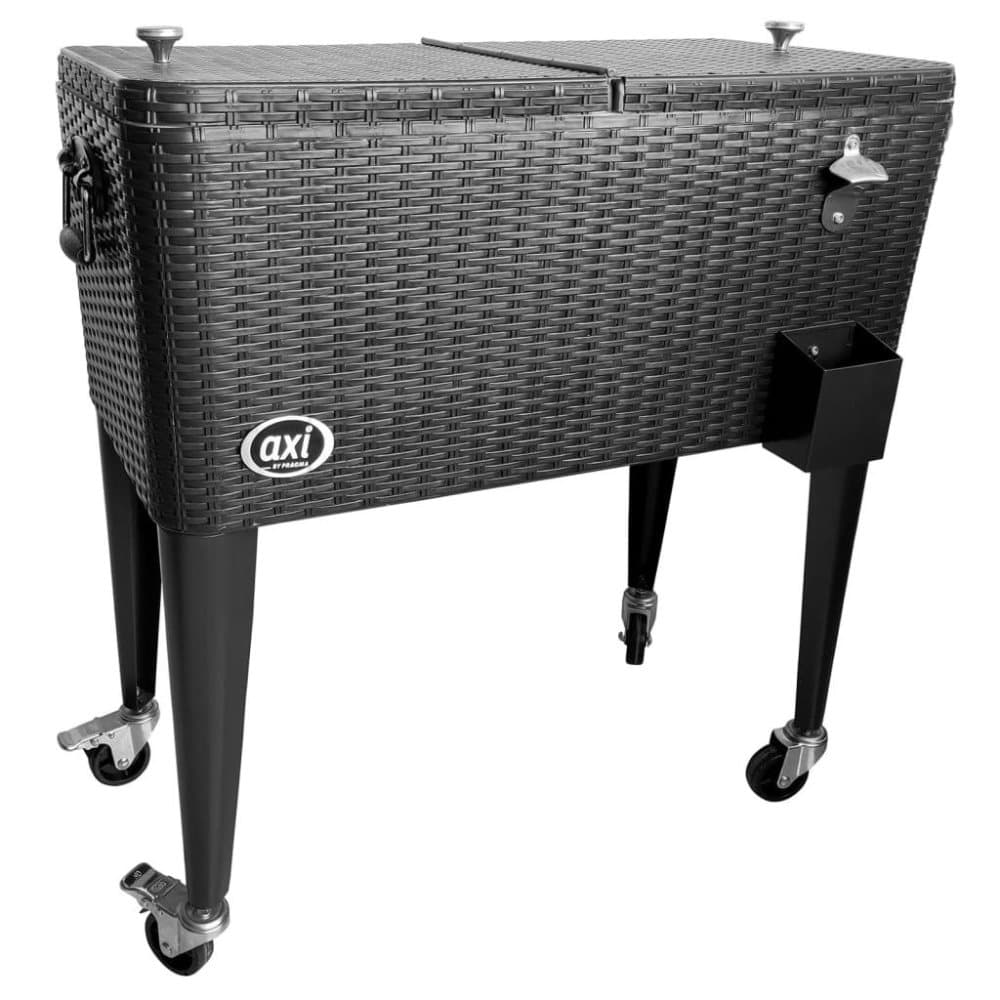 AXI Retro kylbox konstrotting 76 L svart