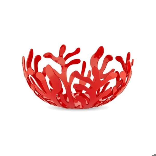 Fruktkorg - Alessi - Méditerraneo - Röd - Metall - 29cm