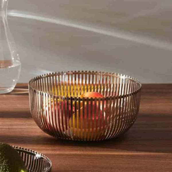 Corbeille - Alessi - 24 cm - Rostfritt stål - Skål - Vuxen