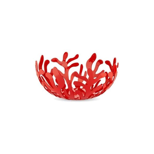 Fruktkorg - Alessi - Méditerraneo - Röd - Metall - 21 cm