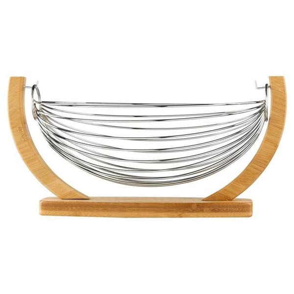 5five - gungkorg i metall 36x21cm bambu