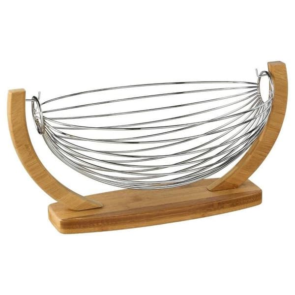 5five - gungkorg i metall 36x21cm bambu