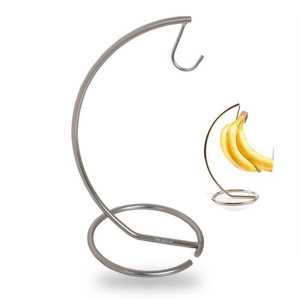 TD® Banankorg Frukthållare Druvor Svart Golvdesign Korgförvaring Modern dekoration Rack Matsal Förvaring