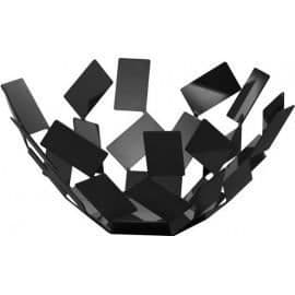 Fruktkorg - Alessi - MT02B - Svart - Epoxistål - Modern design