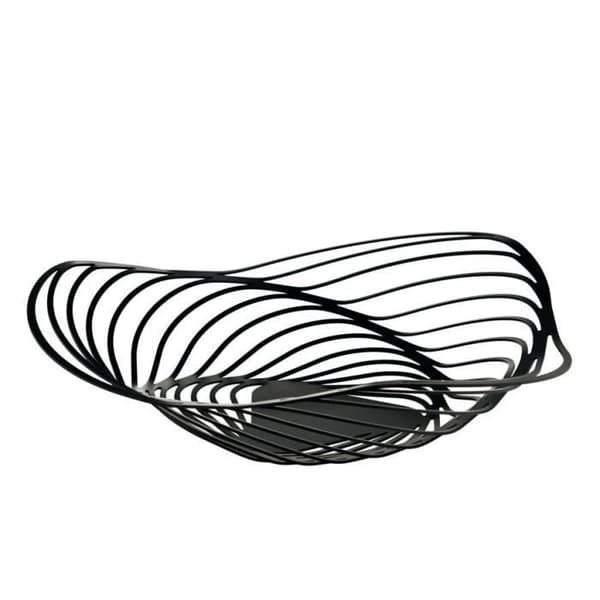 “TRINITY” FRUKTBORD/SKÅL ACO01 B ALESSI SVART STÅL DIM.: 43 X 10CM