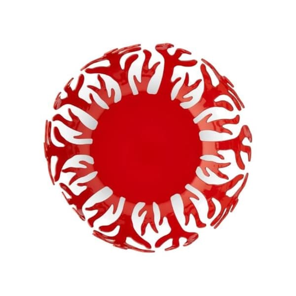 Fruktkorg - Alessi - Méditerraneo - Röd - Metall - 29cm