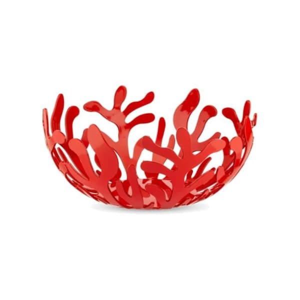 Fruktkorg - Alessi - Méditerraneo - Röd - Metall - 29cm