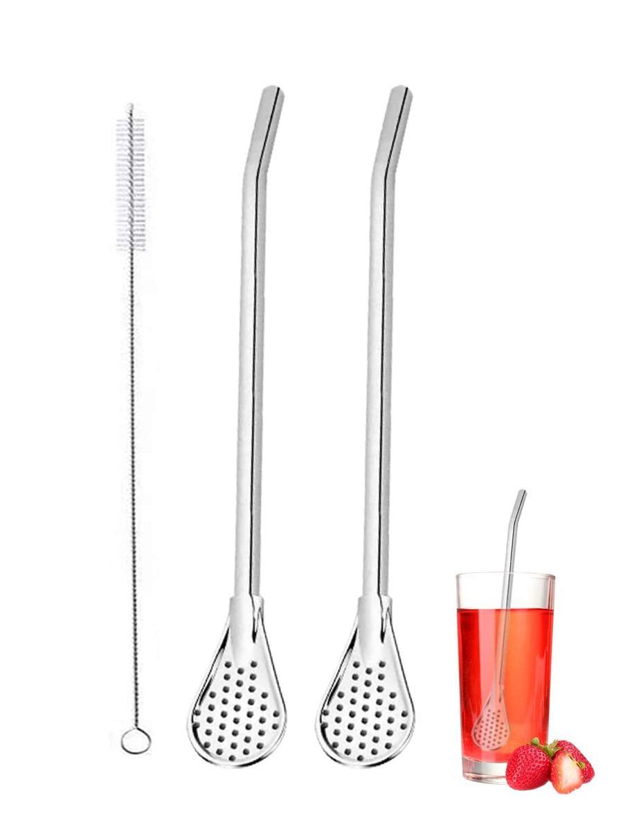 Metal sugrör set