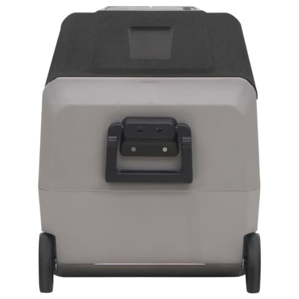 vidaXL Kylmälaukku pyörillä ja kahvalla mustaharmaa 60 l PP & PE