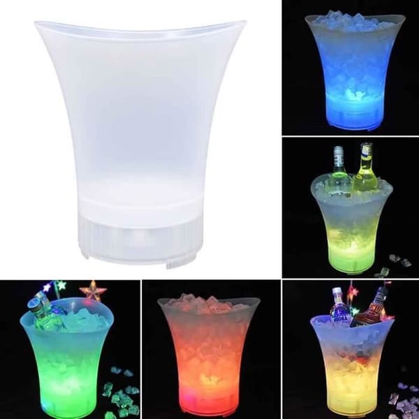 Vinkylare, färgskiftande KTV Bluetooth-högtalare Vinkylbar Ishink med LED-ljusverktyg