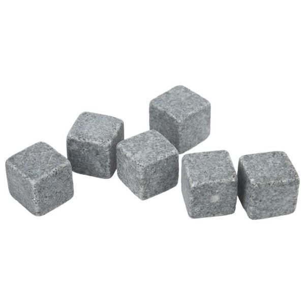 KIMISS Whisky Stones Whisky Stones 2 cm Granit Whisky Ice Pie Stone Flanellpåse Presentset för Whisky Gin Wine