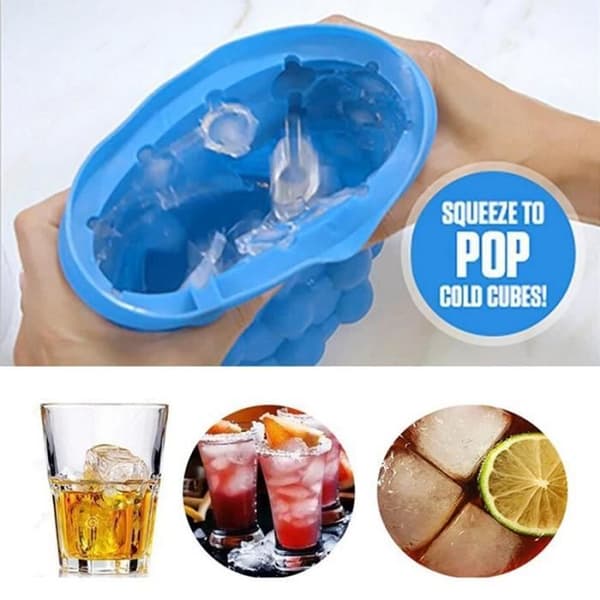 Ny Ice Cube Maker Genie Den revolutionerande utrymmesbesparande Ice Cube Maker Genie