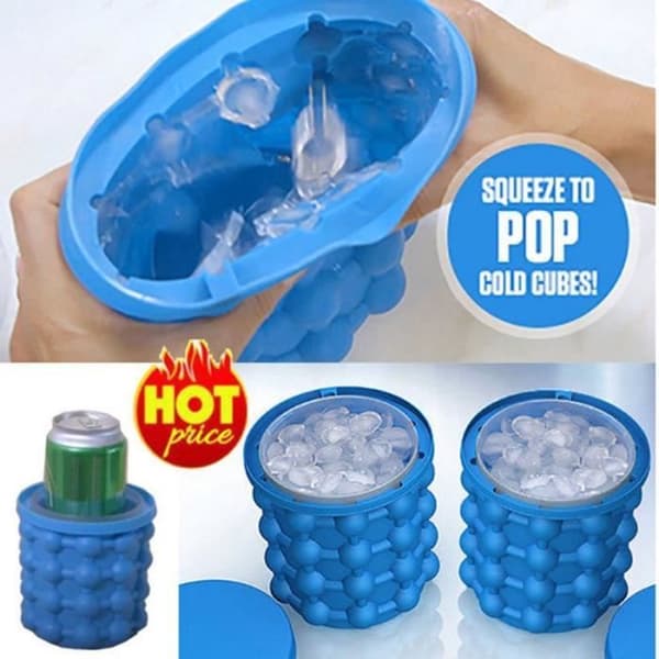 Ny Ice Cube Maker Genie Den revolutionerande utrymmesbesparande Ice Cube Maker Genie