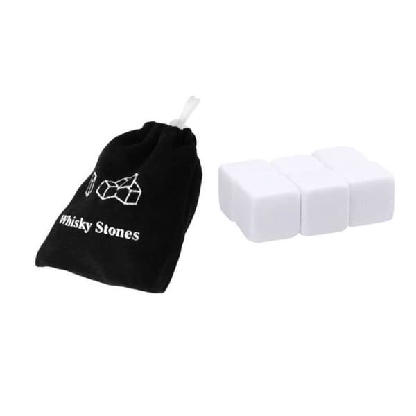 Vinkylare, Dryckekylare Ice Cube Set 6 delar-set, Whiskystenar, Kylare för - Typ WHITE